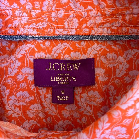J. Crew Liberty Fabric Slim-Fit Button-down Shirt in Toutouayette Fabric Red - Picture 14 of 16